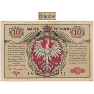 10 marks 1916 - General - Tickets - RARE.