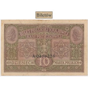 10 marks 1916 - General - Tickets - RARE.