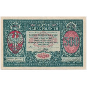 500 marks 1919 - Directorate -.