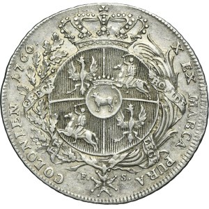 Poniatowski, Thaler Varšava 1766 FS - Zbrojíř - Varianta 32.a