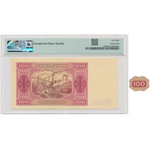 100 złotych 1948 - GK - PMG 58 EPQ - bez ramki -