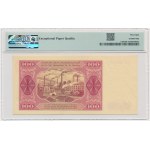 100 złotych 1948 - GK - PMG 58 EPQ - bez ramki -