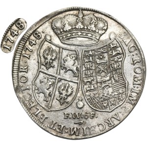 Augustus III of Poland, Thaler Dresden 1748 FWôF