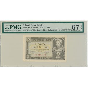 2 złote 1936 - CH - PMG 67 EPQ