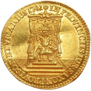 August III Sas, Dukat wikariacki Drezno 1741