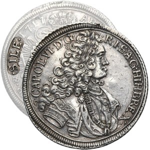 Silesia, Habsburg rule, Karol VI, Thaler Breslau 1717 - RARE