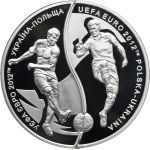 Set, 10 gold and 10 Hryvnia 2012 UEFA (2 pcs.).