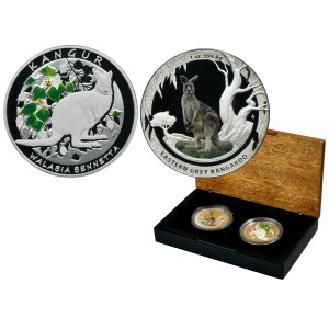 Set, Poland and Australia, 20 zlotych and 1 dollar Kangaroo 2013 (2 pcs.)