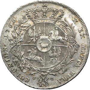 Poniatowski, Thaler Varšava 1766 FS - Zbrojíř - varianta 32.a8