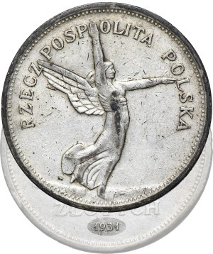 Nike, 5 złotych Warszawa 1931 - RZADKIE