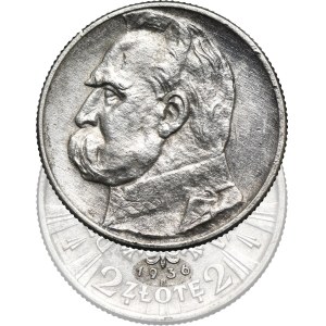 Pilsudski, 2 zloty 1936 - RARE
