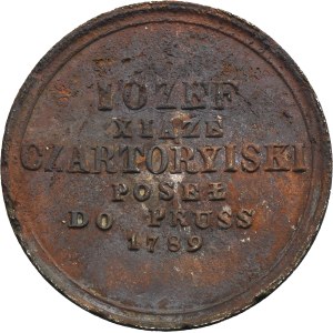 MAJNERT, Medal from the Deputies Suite, Poniatowski, Joseph Czartoryski - EXTREMELY RARE
