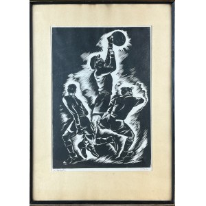 Wiktor PODOSKI (1901-1970), Playing ball (1931)