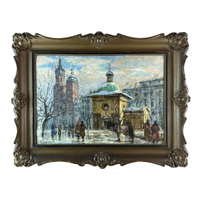 Władysław ZAKRZEWSKI (1903-1944), Fragment Rynku w Krakowie