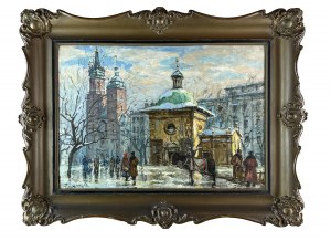 Władysław ZAKRZEWSKI (1903-1944), Fragment Rynku w Krakowie