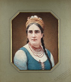Cyprian DYLCZYŃSKI (1835 Warsaw - 1913 Warsaw), Portrait of a Woman