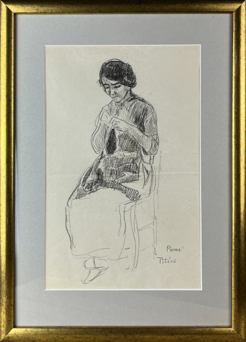 Jean PESKÉ (Jan Mirosław PESZKE) (1870 Gołta - 1949 Le Mans), Titine