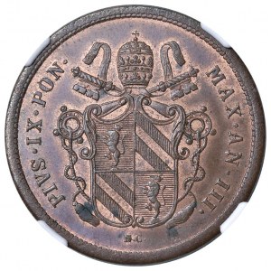 Bologna - Pio IX (1846-1870) 2 Baiocchi 1848 an...
