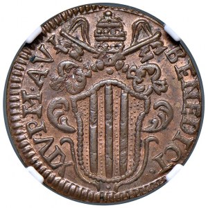 Ferrara - Benoît XIV (1740-1758) Mezzo Baioc...