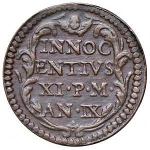 Gubbio - Innocenty XI (1676-1689) Quattrino an....