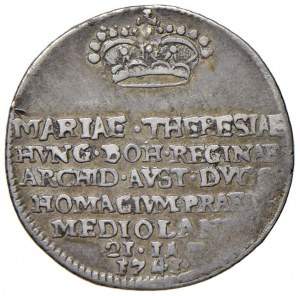 Milán - Marie Terezie (1740-1780) 20 Soldi 1741...