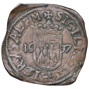 Neapol - Filip IV (1621-1665) Pszenica 1637 GA/C...