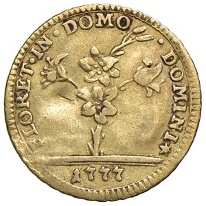 Řím - Pius Vi (1775-1799) Poloviční double 1777 - D...
