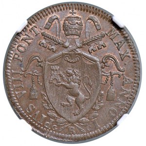 Rome - Pius VIII (1829-1830) Mezzo Baiocco 1829 ...