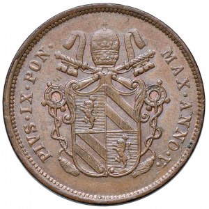 Roma - Pio IX (1846-1870) 2 Baiocchi 1851 an. V...