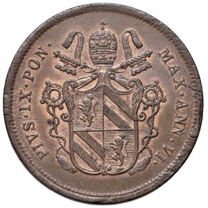 Roma - Pio IX (1846-1870) 2 Baiocchi 1851 an. V...