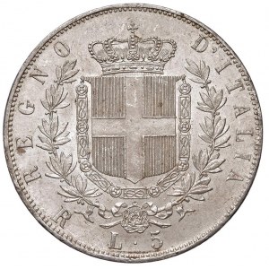 Savoia - Vittorio Emanuele II (1861-1878) 5 Lir...