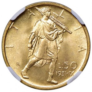 Savoia - Vittorio Emanuele III (1900-1946) 50 L...