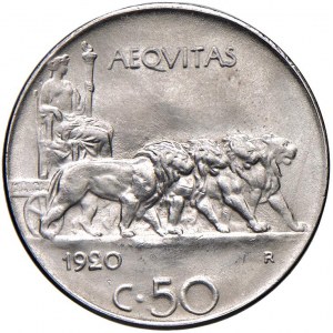 Savoia - Vittorio Emanuele III (1900-1946) 50 c...