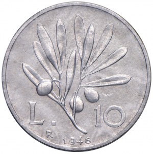 Italian Republic (since 1946) 10 Lire 1946 Uli...
