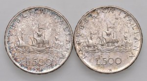Italian Republic (since 1946) 500 lira 1966 and ...