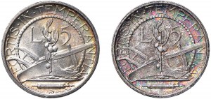 San Marino - Staré mince (1864-1938) 5 ...