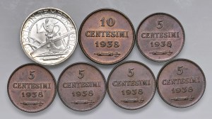 San Marino - Staré mince (1864-1938) 5 ...