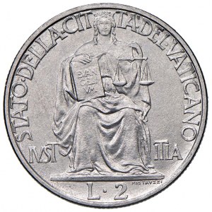 Vatican - Pie XII (1939-1958) 2 Lire 1946 - Gi...