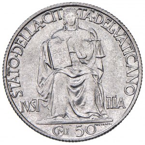 Vaticano - Pio XII (1939-1958) 50 Centesimi 194...