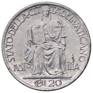 Vatican - Pius XII (1939-1958) 20 cents 194...