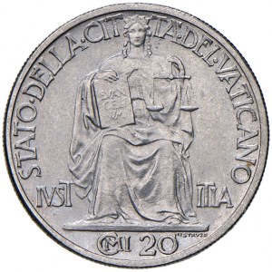 Vatican - Pius XII (1939-1958) 20 cents 194...