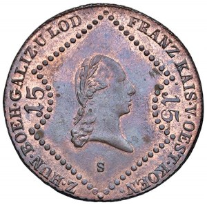 Autriche - François Ier (1804-1835) 15 Kreuzer 1807 S...