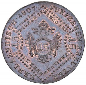 Rakousko - František I. (1804-1835) 15 Kreuzer 1807 S...