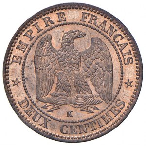 Francja - Napoleon III (1852-1870) 2 centy ...