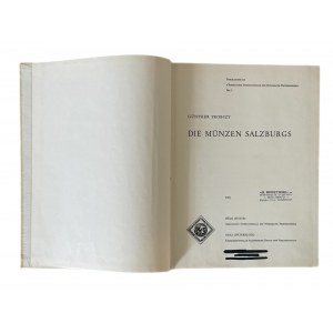 Die Munzen Salzburgs, Gunther Probszt, Graz 195...