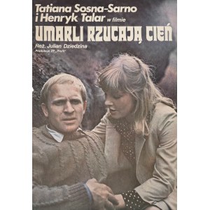 Umarli rzucają cień, plakat filmowy, 1978