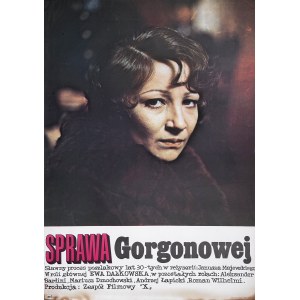 Romuald Socha, Sprawa Gorgonowej, plakat filmowy, 1977