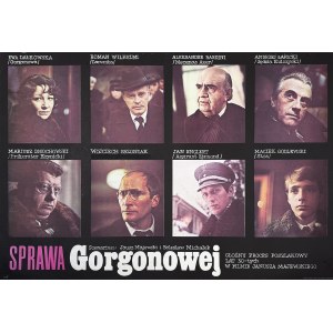 Romuald Socha, Sprawa Gorgonowej, plakat filmowy, 1977