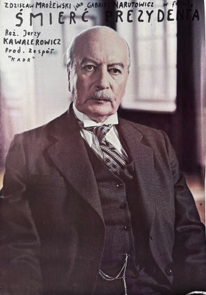 Jerzy Czerniawski, Śmierć prezydenta, plakat filmowy, 1977
