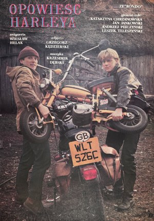 Janusz Obłucki, Opowieść Harleya, plakat filmowy, 1987
